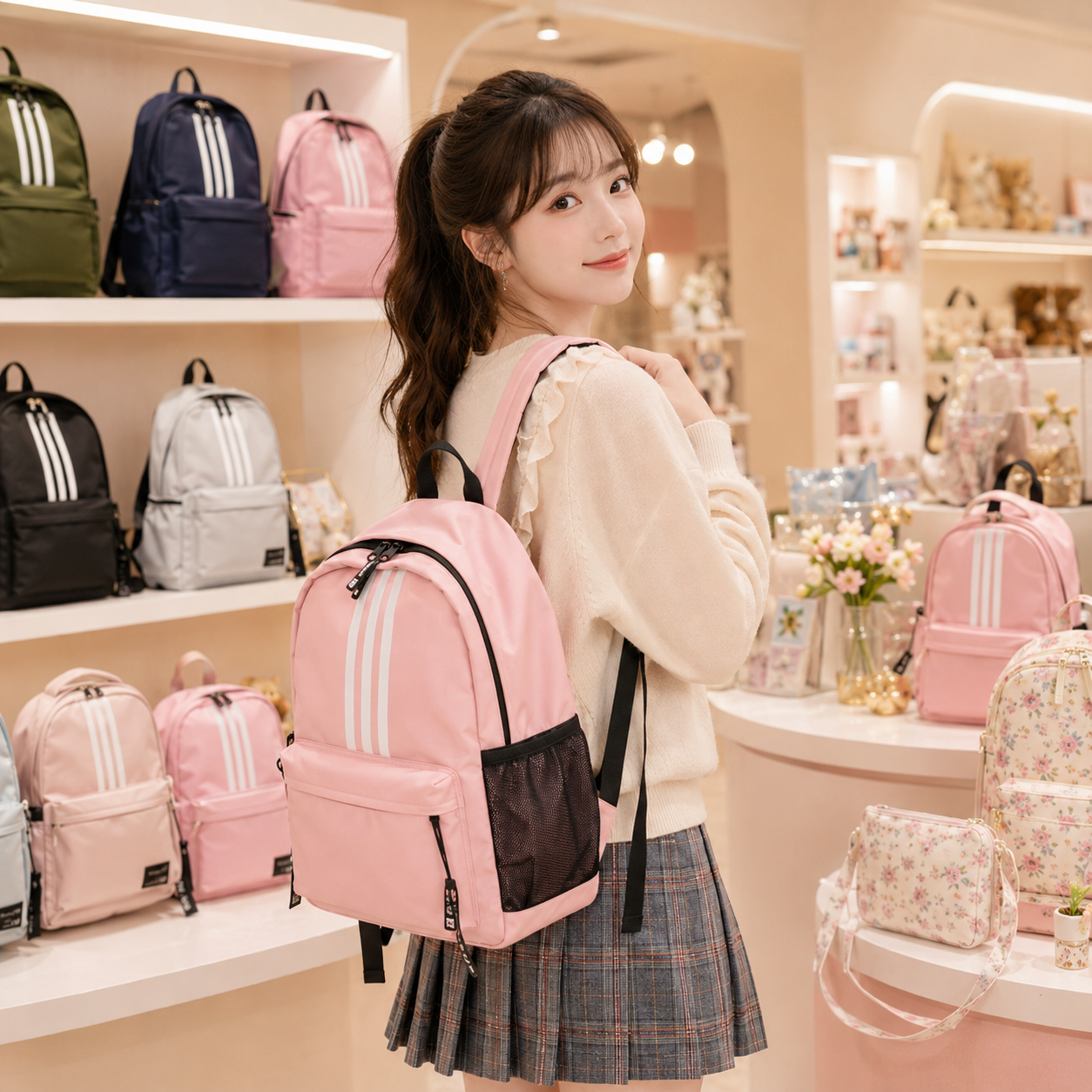 Pink Kawaii Backpacks